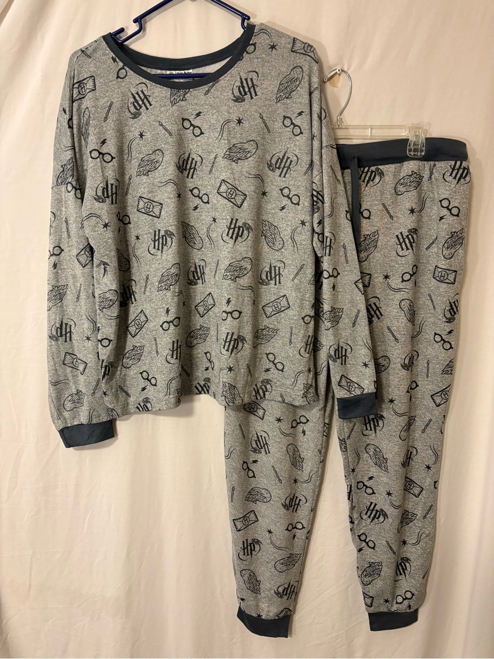 Wizarding World of Harry Potter Cozy Pajama Set - Long Sleeve Top & Jogger Pants